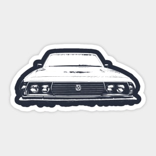 Leyland P76 1970s Australian classic car monoblock Sticker